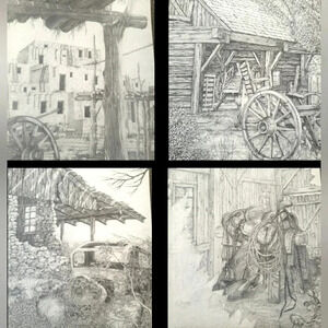 Vintage Blank Note Cards